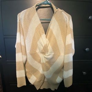 NWT Twist Tie Back Sweater